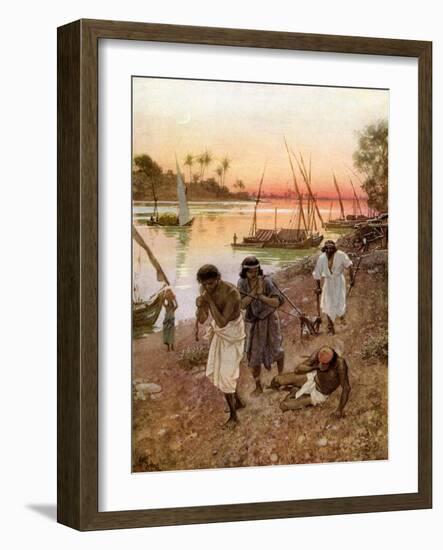 Captivity in Babylon of the Israelites - Bible-William Brassey Hole-Framed Giclee Print