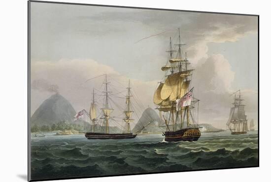 Capture of Banda, 1810, Engraved Sutherland For J. Jenkins's 'Naval Achievements', 1816-Thomas Whitcombe-Mounted Giclee Print