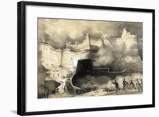 Capture of Ghunzee by British Forces, Second Anglo-Afghan War (1878-8), March 1880-null-Framed Giclee Print