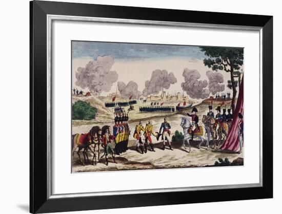 Capture of Madrid, December 4, 1808, Napoleonic Wars, Spain-null-Framed Giclee Print