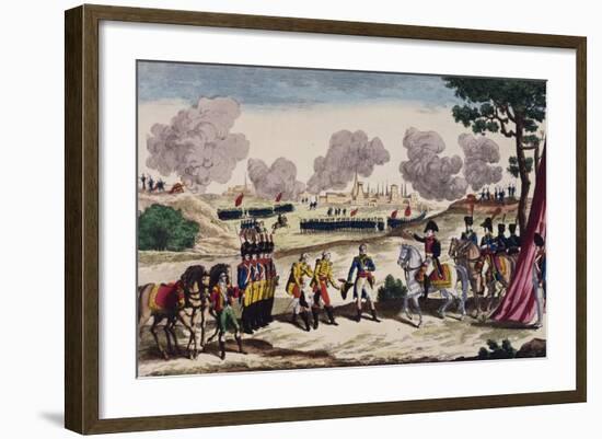 Capture of Madrid, December 4, 1808, Napoleonic Wars, Spain-null-Framed Giclee Print