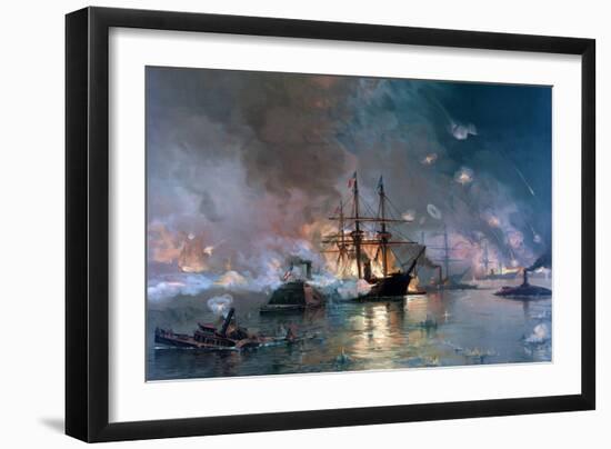 Capture of New Orleans, circa 1863.-Stocktrek Images-Framed Art Print