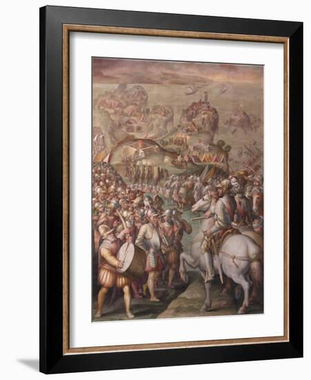 Capture of Porto Ercole, 1568-1570-Giorgio Vasari-Framed Giclee Print