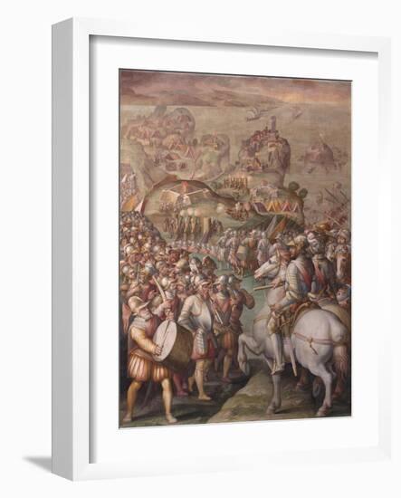 Capture of Porto Ercole, 1568-1570-Giorgio Vasari-Framed Giclee Print