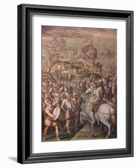 Capture of Porto Ercole, 1568-1570-Giorgio Vasari-Framed Giclee Print