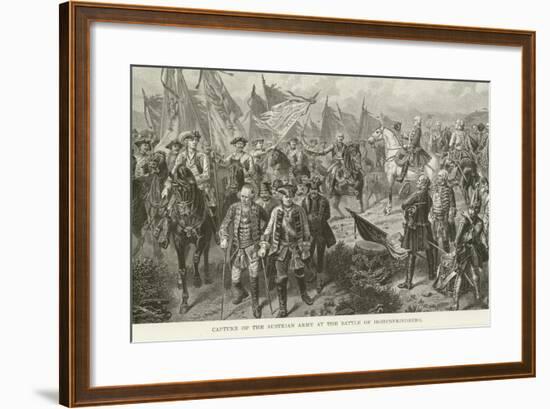 Capture of the Austrian Army at the Battle of Hohenfriedberg-null-Framed Giclee Print