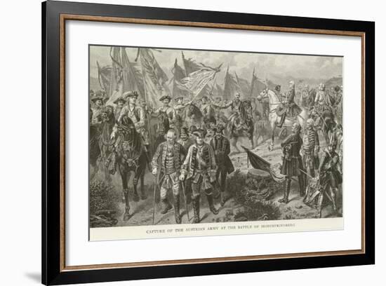 Capture of the Austrian Army at the Battle of Hohenfriedberg-null-Framed Giclee Print