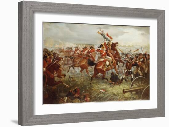 Capture of the Eagle, Waterloo, 1898-William Holmes Sullivan-Framed Giclee Print