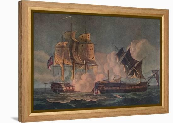 'Capture of the Forte', c1800-Thomas Whitcombe-Framed Premier Image Canvas