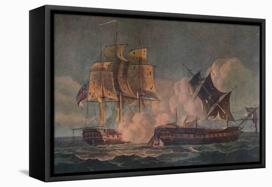 'Capture of the Forte', c1800-Thomas Whitcombe-Framed Premier Image Canvas