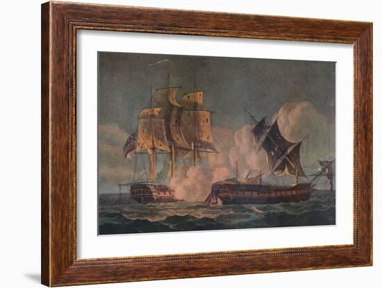 'Capture of the Forte', c1800-Thomas Whitcombe-Framed Giclee Print