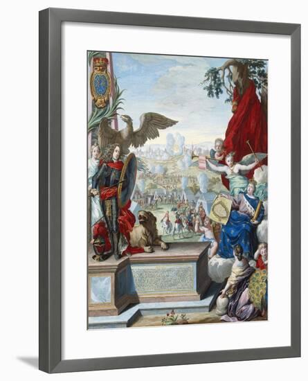 Capture of the Fortress of Douai by the Allied Troops in 1710, Early 18th Century-Joseph de Montalegre-Framed Giclee Print