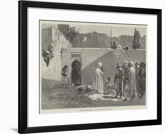 Capture of the Kasbah of Arbaa by Berber Troops in Morocco-Gabriel Nicolet-Framed Giclee Print