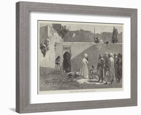 Capture of the Kasbah of Arbaa by Berber Troops in Morocco-Gabriel Nicolet-Framed Giclee Print