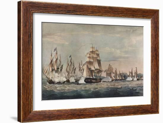 'Capture of the Sparviére', c1811-Nicholas Pocock-Framed Giclee Print