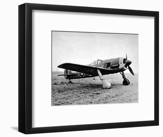 Captured Focke-Wulf 190, Britain; Second World War, 1944-null-Framed Art Print