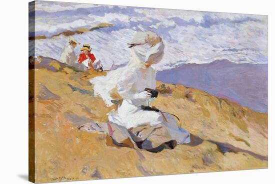 Capturing The Moment-Joaquín Sorolla y Bastida-Framed Stretched Canvas