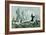 Capturing the Whale-Currier & Ives-Framed Giclee Print