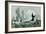 Capturing the Whale-Currier & Ives-Framed Giclee Print