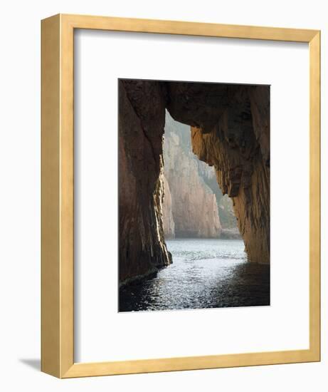 Capu Rossu, Les Calanches Unesco World Heritage Site, Porto, Corsica, France-Trish Drury-Framed Photographic Print