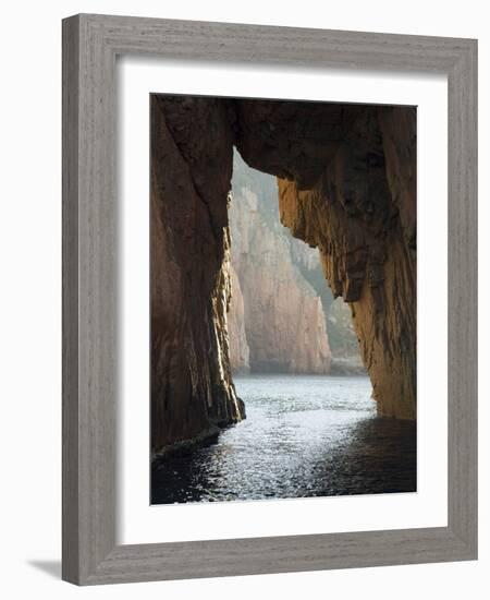 Capu Rossu, Les Calanches Unesco World Heritage Site, Porto, Corsica, France-Trish Drury-Framed Photographic Print