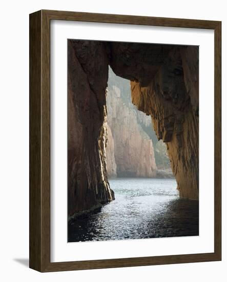 Capu Rossu, Les Calanches Unesco World Heritage Site, Porto, Corsica, France-Trish Drury-Framed Photographic Print