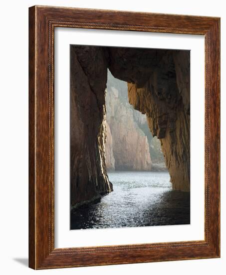 Capu Rossu, Les Calanches Unesco World Heritage Site, Porto, Corsica, France-Trish Drury-Framed Photographic Print