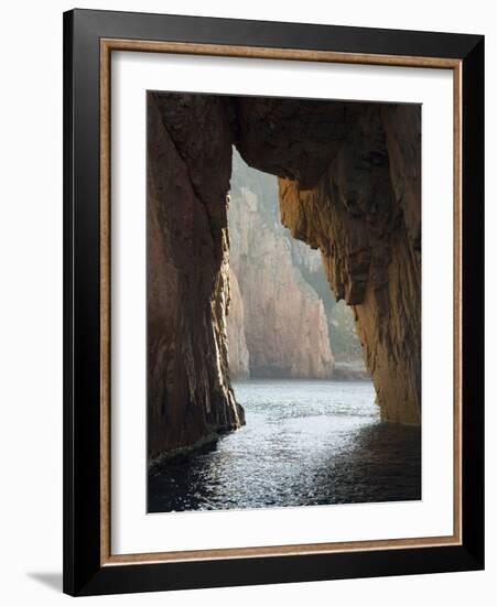 Capu Rossu, Les Calanches Unesco World Heritage Site, Porto, Corsica, France-Trish Drury-Framed Photographic Print