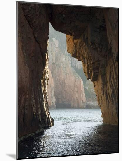 Capu Rossu, Les Calanches Unesco World Heritage Site, Porto, Corsica, France-Trish Drury-Mounted Photographic Print