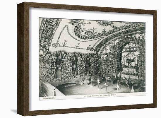 Capuchin Cemetery, Rome-null-Framed Art Print