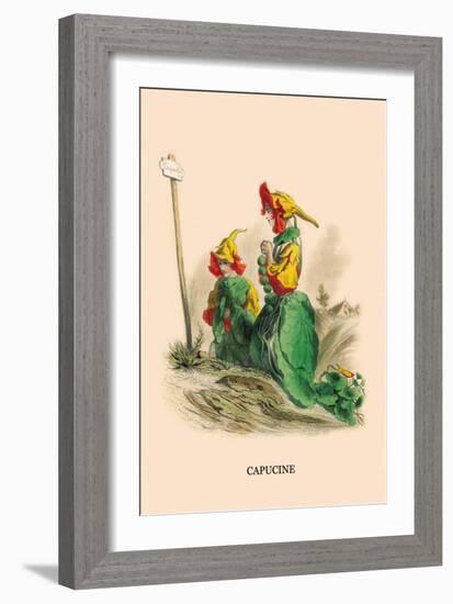 Capucine-J.J. Grandville-Framed Art Print