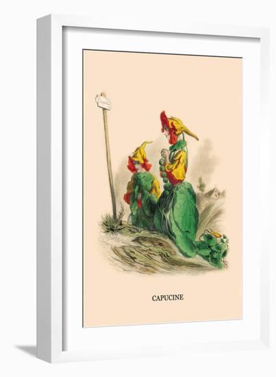 Capucine-J.J. Grandville-Framed Art Print