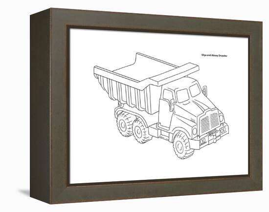 Car 11-Olga And Alexey Drozdov-Framed Premier Image Canvas