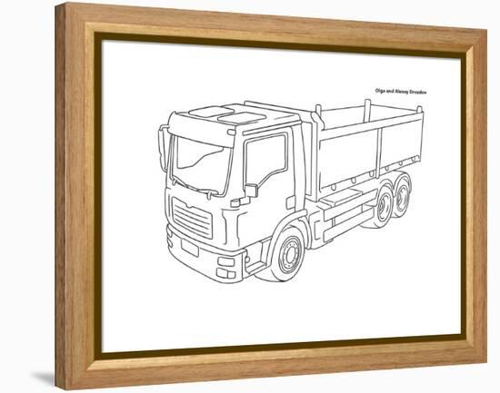 Car 13-Olga And Alexey Drozdov-Framed Premier Image Canvas