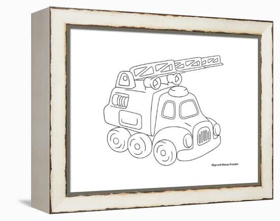 Car 7-Olga And Alexey Drozdov-Framed Premier Image Canvas