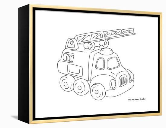 Car 7-Olga And Alexey Drozdov-Framed Premier Image Canvas