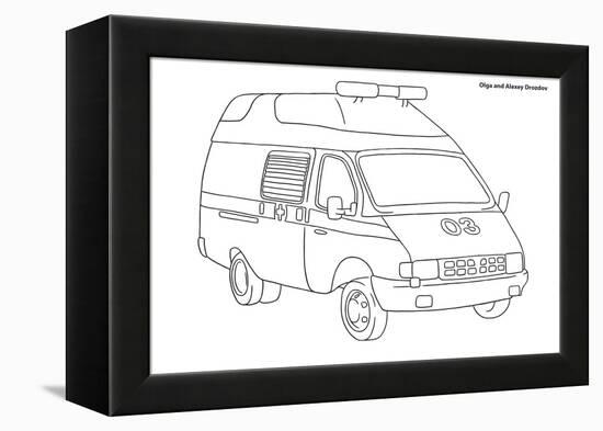 Car 9-Olga And Alexey Drozdov-Framed Premier Image Canvas