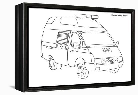 Car 9-Olga And Alexey Drozdov-Framed Premier Image Canvas