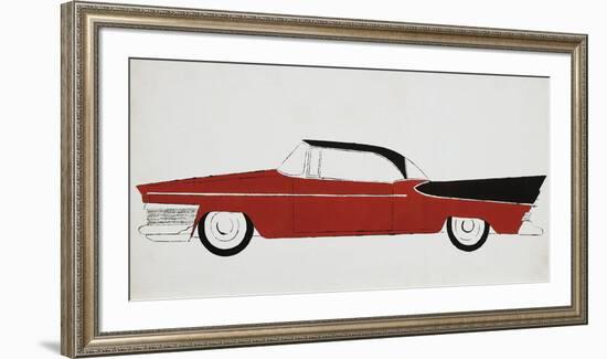 Car, c.1959 (red)-Andy Warhol-Framed Art Print