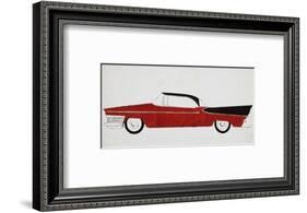 Car, c.1959-Andy Warhol-Framed Art Print
