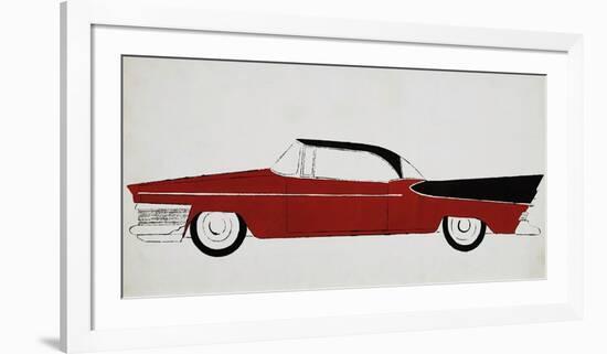 Car, c.1959-Andy Warhol-Framed Giclee Print