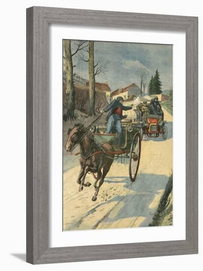 Car Chasses Carriage-Paul Dufresne-Framed Art Print