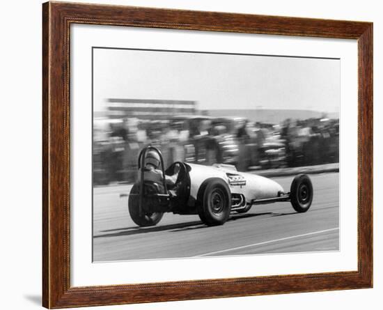 Car Competing in a National Hot Rod Association Drag Race-Allan Grant-Framed Photographic Print