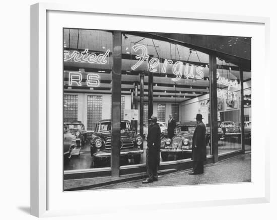 Car Dealership That Was Bombed by George Metesky "Mad Bomber"-Peter Stackpole-Framed Photographic Print