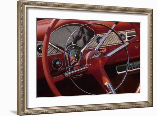 Car Detail at Classic Car Show, Kirkland, Washington, USA-Merrill Images-Framed Photographic Print