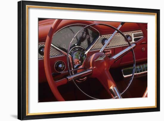 Car Detail at Classic Car Show, Kirkland, Washington, USA-Merrill Images-Framed Photographic Print