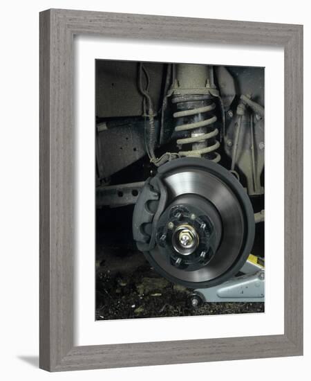 Car Disc Brake-Andrew Lambert-Framed Photographic Print