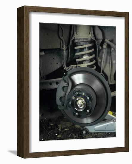 Car Disc Brake-Andrew Lambert-Framed Photographic Print