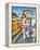 Car Hop Cutie-Scott Westmoreland-Framed Stretched Canvas