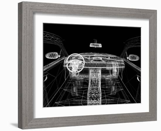 Car Model-ArchMan-Framed Art Print